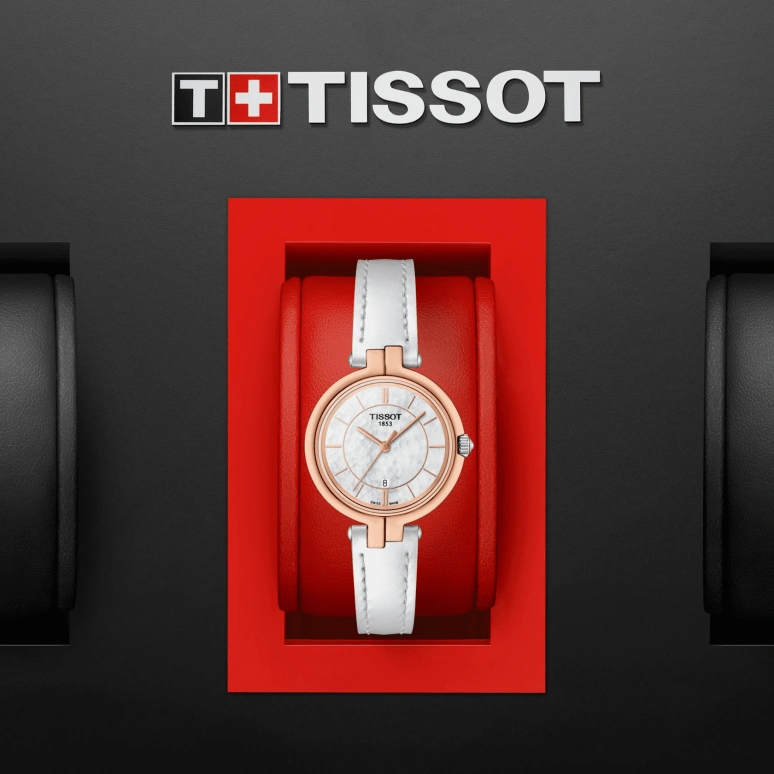 Tissot,T-Lady 30mm,30mm,Stainless Steel,White,Quartz,Date,26280hours,T094,T094.210.26.111.01