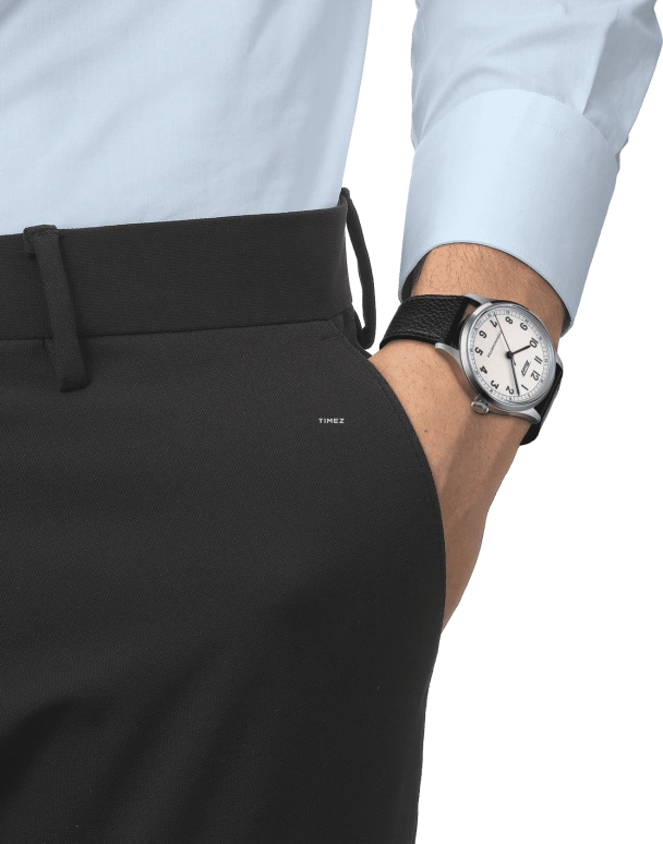 Tissot,T-Classic 39mm,39mm,Stainless Steel,Cream,Automatic,42hours,Sapphire,Crystal Glass,T142,T142.464.16.032.00
