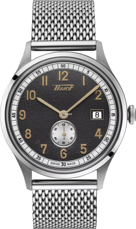Tissot,Heritage 39mm,39mm,Stainless Steel,Black,Automatic,Day,Sapphire,Crystal Glass,T142,T142.428.11.082.00