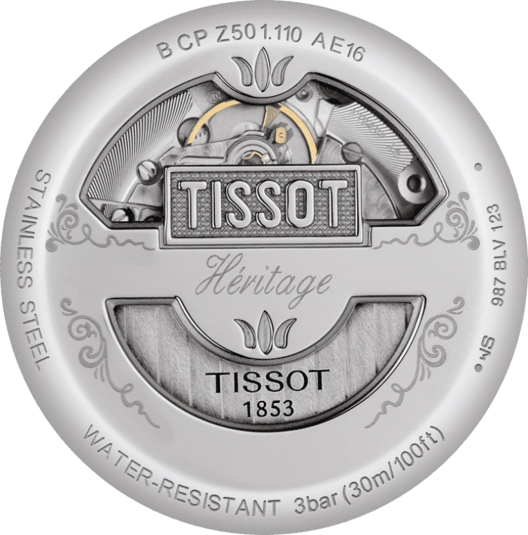 Tissot,Heritage 39.50mm,39.50mm,Stainless Steel,Silver,Automatic,Chronograph,Day,T66,T66.1.782.33