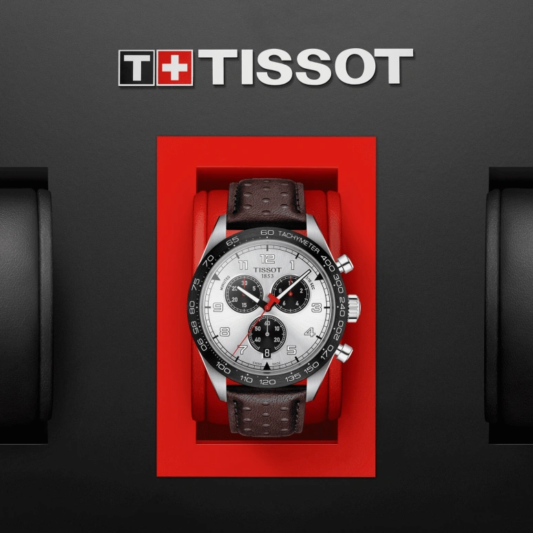 Tissot,PRS 516 45mm,45mm,Stainless Steel,Silver,Quartz,Chronograph,Day,T131,T131.617.16.032.00