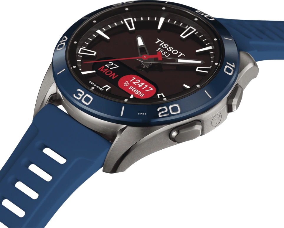 Tissot,Touch 43.75mm,43.75mm,Titanium,Black,Quartz,Smartwatch,Sapphire,Glass,T153,T153.420.47.051.01