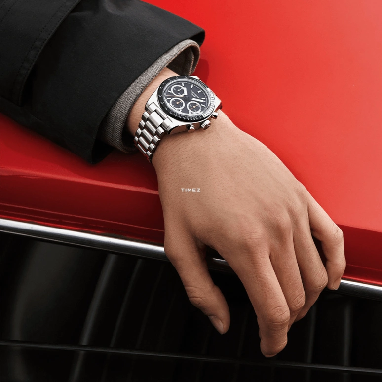 Tissot,PRS 516 40mm,40mm,Stainless Steel,Black,Quartz,Chronograph,Sapphire,Crystal Glass,T149,T149.417.11.051.00