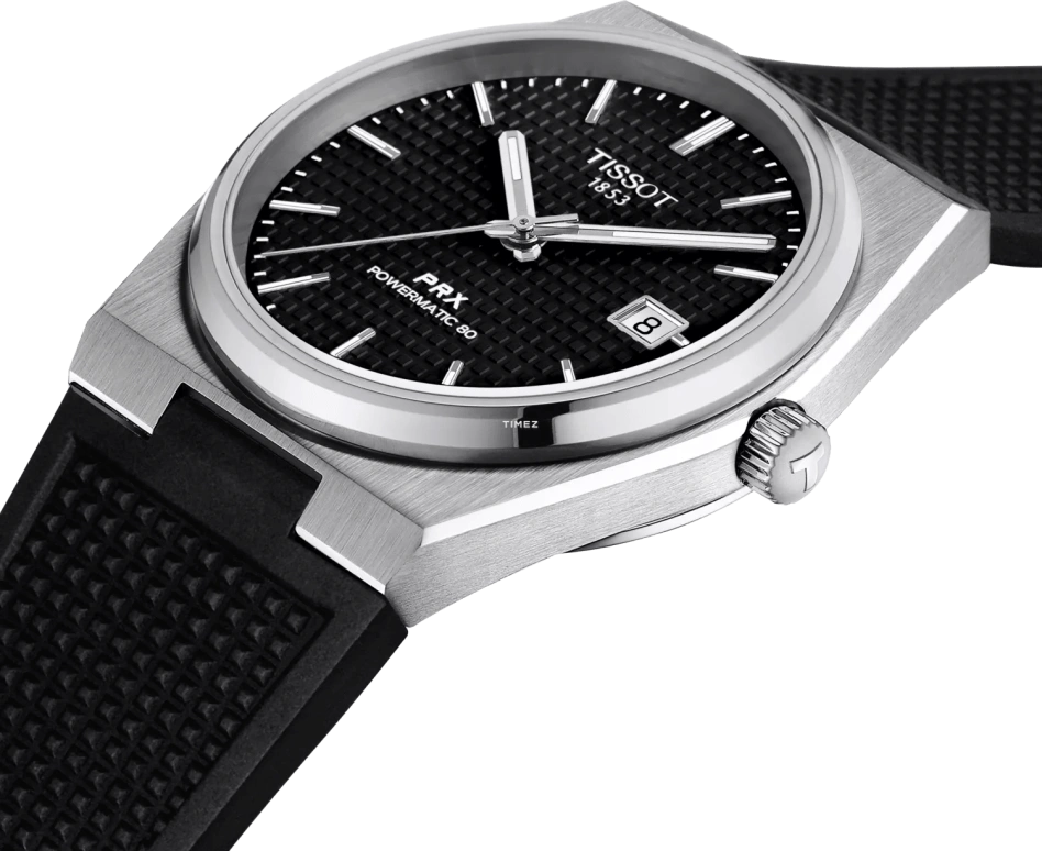 Tissot,PRX 39.50mm,39.50mm,Stainless Steel,Black,Automatic,Day,In-house Caliber,T137,T137.407.17.051.00