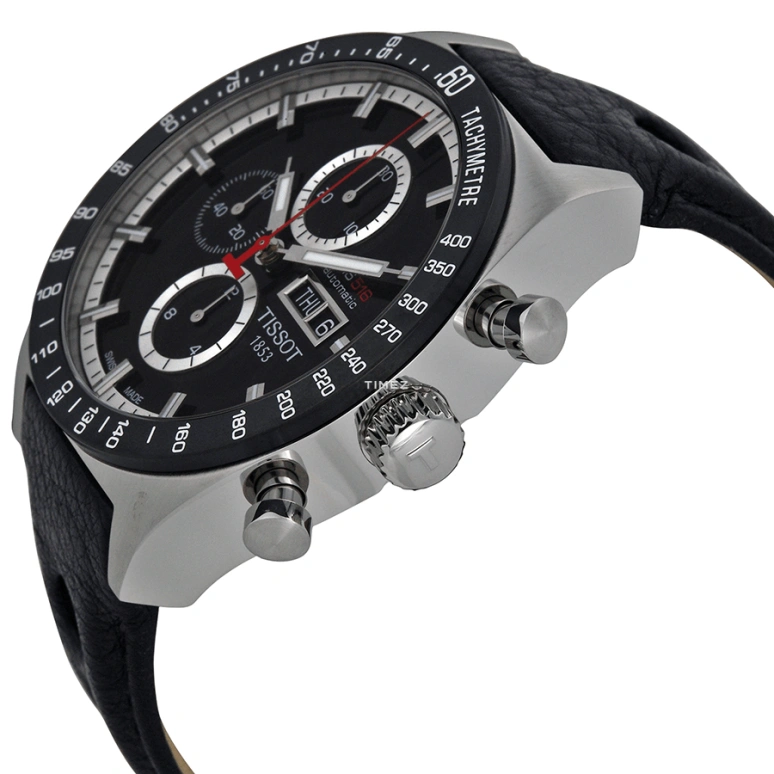 Tissot,PRS 516 45mm,45mm,Stainless Steel,Black,Automatic,Chronograph,Date,Day,T044,T044.614.26.051.00