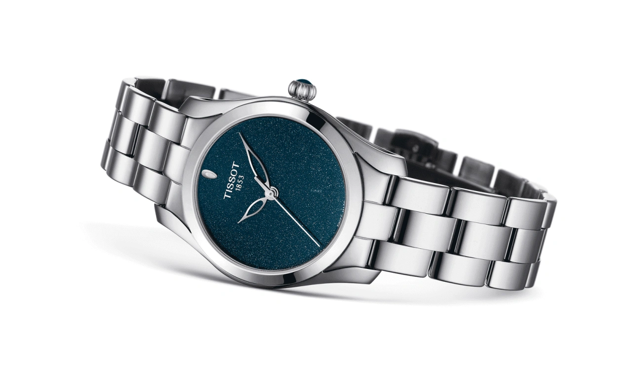 Tissot,T-Gold 30mm,30mm,Stainless Steel,Blue,Quartz,26280hours,Sapphire,Crystal Glass,T112,T112.210.11.041.00