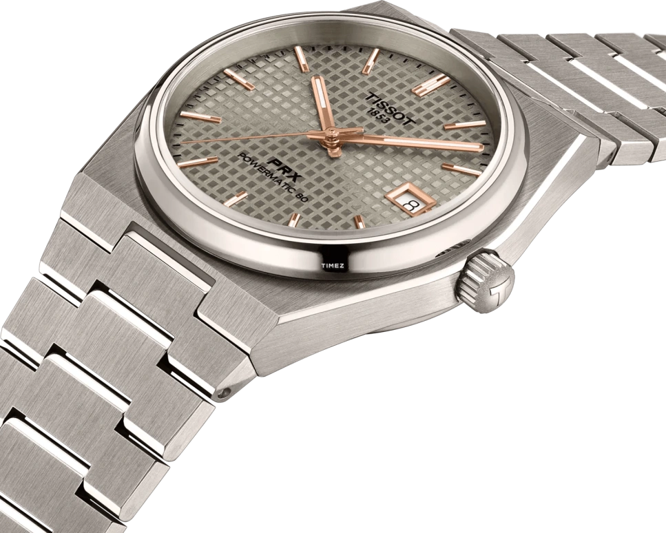 Tissot,PRX 37.50x38mm,37.50x38mm,Titanium,Grey,Automatic,Day,Sapphire,Crystal Glass,T137,T137.807.44.061.00