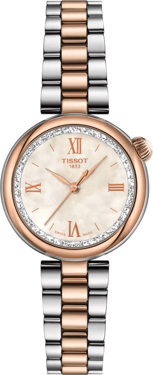 Tissot,Bellissima 28mm,28mm,Stainless Steel,White,Quartz,Sapphire,Glass,Round,T152,T152.010.22.118.00