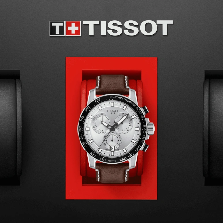 Tissot,Supersport 45.50mm,45.50mm,Aluminium,Stainless Steel,Silver,Quartz,Chronograph,Date,Rattrapante,T125,T125.617.16.031.00
