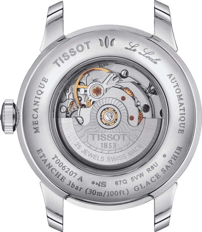 Tissot,Le Locle 29mm,29mm,Stainless Steel,Silver,Automatic,Date,38hours,T006,T006.207.16.038.00