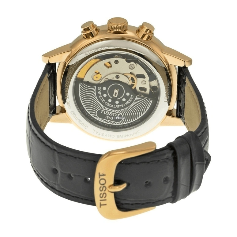 Tissot,Carson 42.30mm,42.30mm,Stainless Steel,Black,Automatic,Chronograph,Day,T085,T085.427.36.061.00