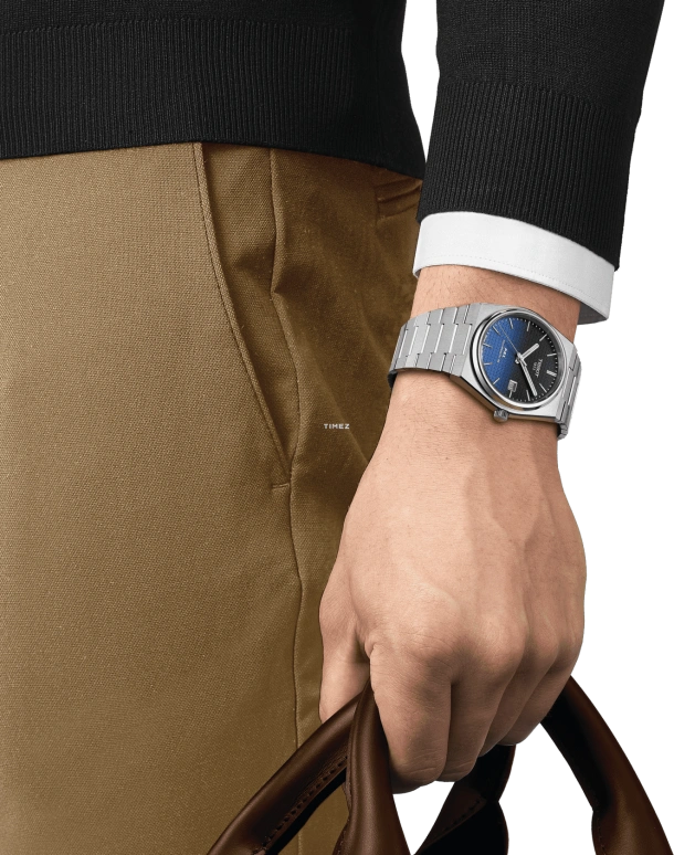 Tissot,PRX 40mm,40mm,Stainless Steel,Dark Blue,Gradient,Automatic,Day,Anti-magnetic,T137,T137.407.11.051.01