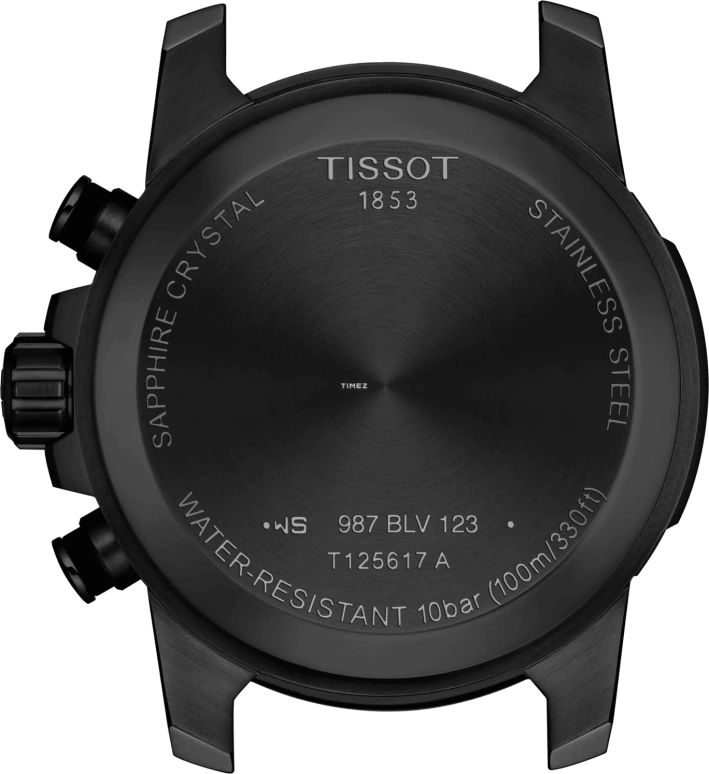 Tissot,Supersport 45.50mm,45.50mm,Stainless Steel,Gradient,Grey,Quartz,Chronograph,Day,T125,T125.617.36.081.00