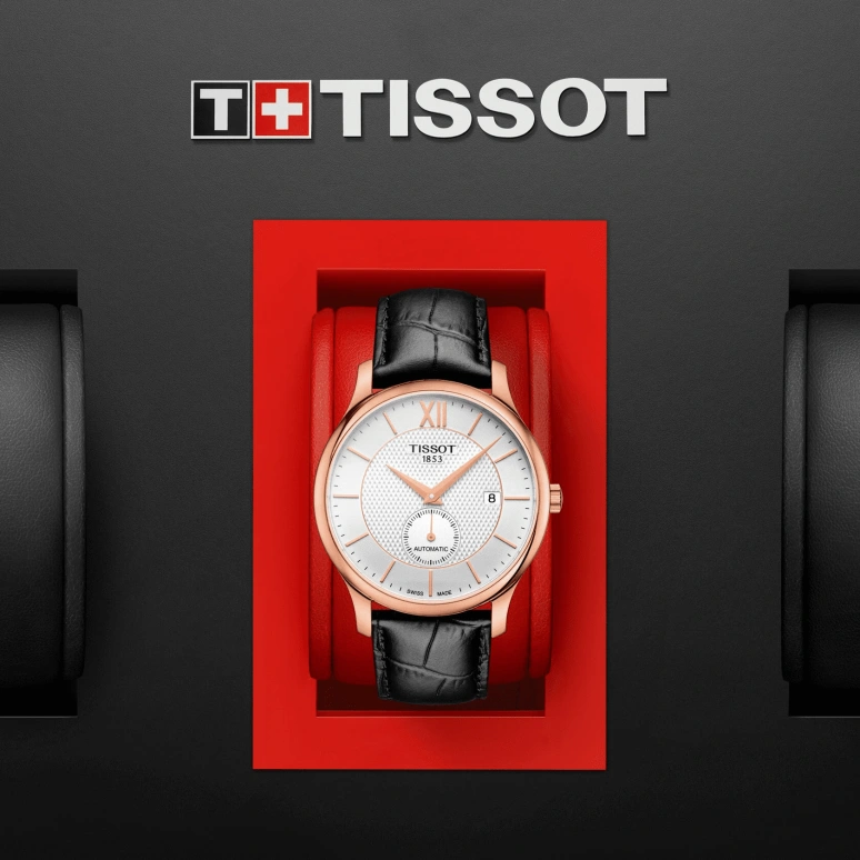 Tissot,Tradition 40mm,40mm,Stainless Steel,Silver,Automatic,Chronograph,Date,T063,T063.428.36.038.00