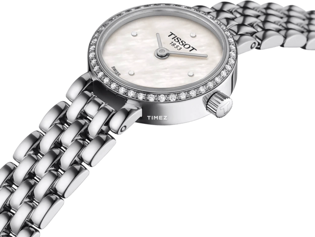 Tissot,Lovely 19.50mm,19.50mm,Stainless Steel,White,Quartz,26280hours,Sapphire,Glass,T140,T140.009.61.116.00