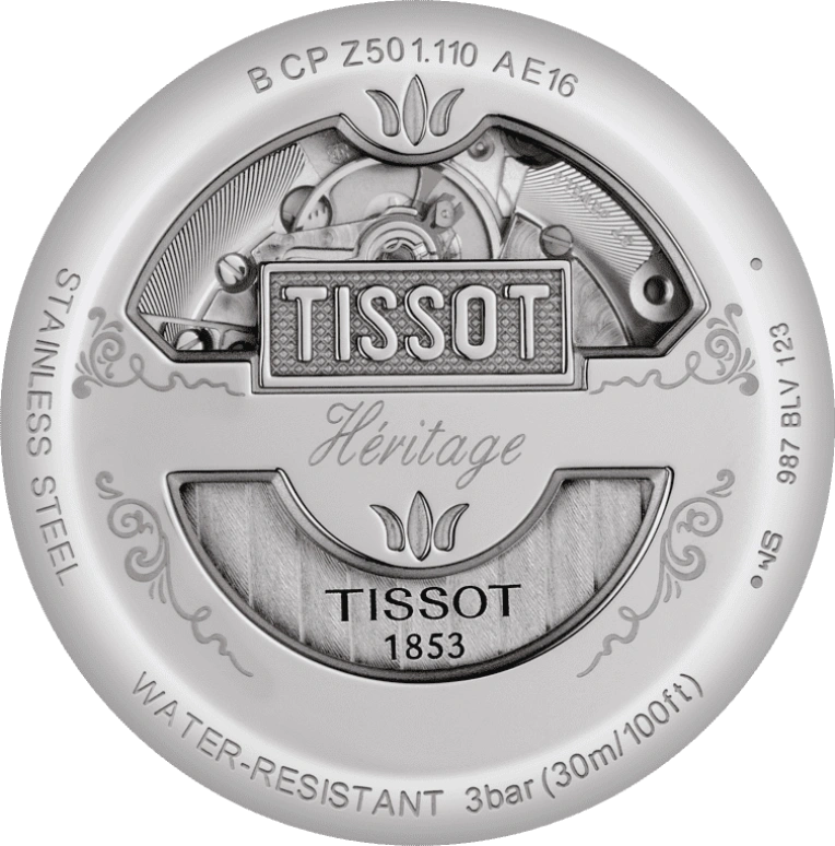 Tissot,Heritage 39.50mm,39.50mm,Stainless Steel,Silver,Automatic,Chronograph,Day,T66,T66.1.722.33
