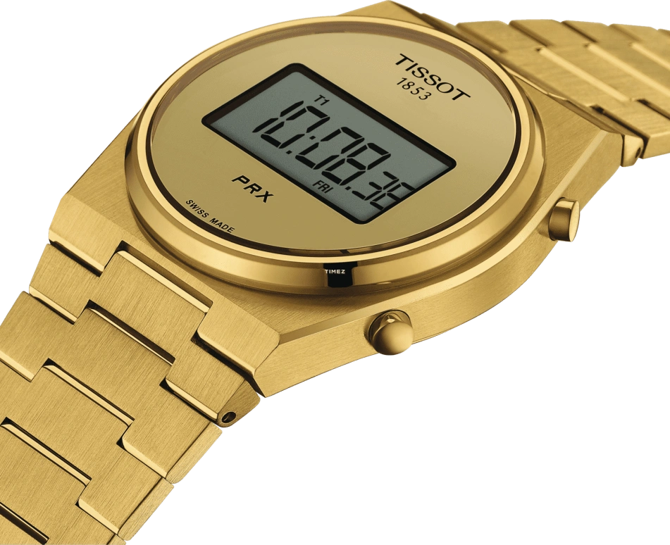 Tissot,PRX 39.50x40mm,39.50x40mm,Stainless Steel,Gold,Quartz,Smartwatch,Sapphire,Crystal Glass,T137,T137.463.33.020.00