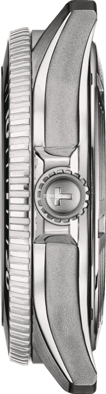 Tissot,Seastar 40mm,40mm,Stainless Steel,Grey,Black,Automatic,Day,80hours,T120,T120.807.11.051.00
