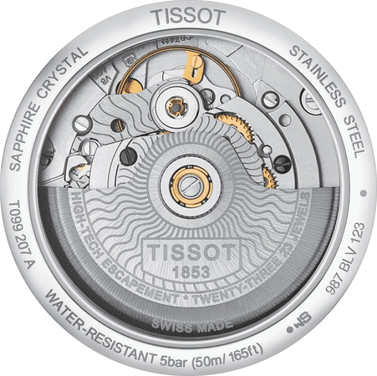 Tissot,Chemin Des Tourelles 32mm,32mm,Stainless Steel,White,Automatic,Day,80hours,T099,T099.207.16.118.00