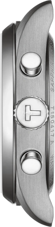 Tissot,PR 100 40mm,40mm,Stainless Steel,White,Blue,Quartz,Chronograph,Day,T150,T150.417.11.011.00