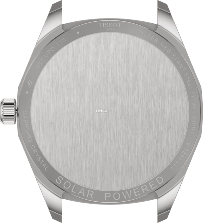 Tissot,PRC 100 39mm,39mm,Stainless Steel,Silver,Quartz,Day,Solar Charging,T151,T151.422.22.031.00