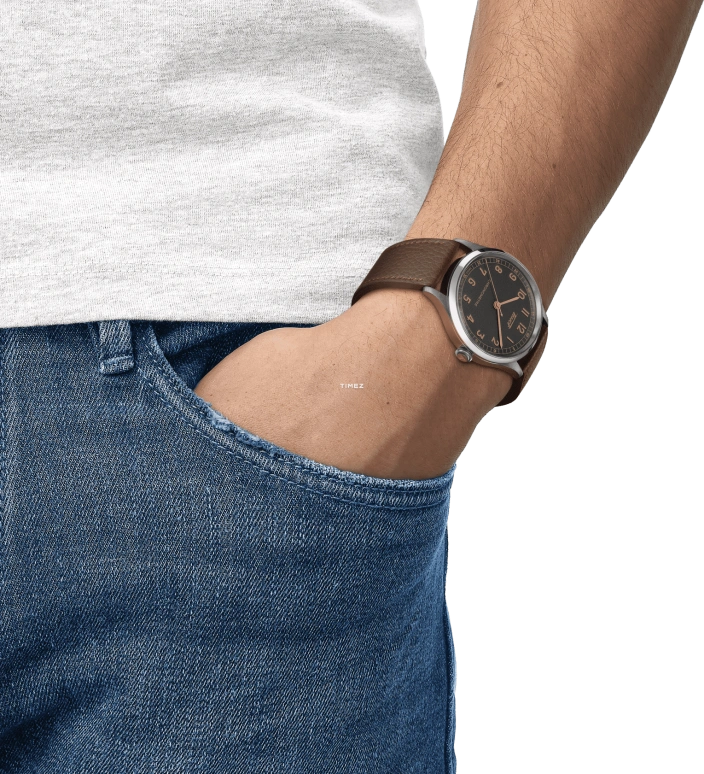 Tissot,T-Classic 39mm,39mm,Stainless Steel,Smoky Coal,Smoky Gray,Automatic,In-house Caliber,Sapphire,Crystal Glass,T142,T142.464.16.062.00