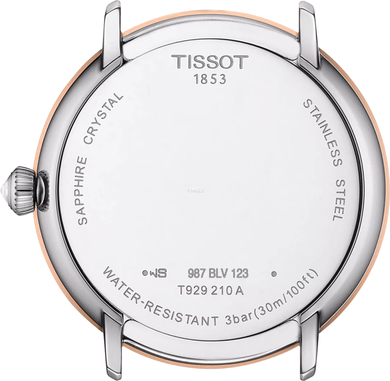 Tissot,Glendora Lady 33mm,33mm,Stainless Steel,Black,Quartz,Day,Sapphire,Crystal Glass,T9292104605100