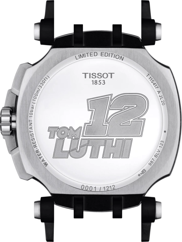 Tissot,T-Race 47.60x43mm,47.60x43mm,Stainless Steel,Black,Quartz,Chronograph,Day,T1154172705703