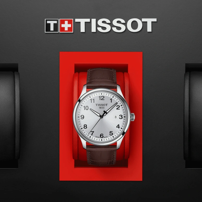 Tissot,XL 42mm,42mm,Stainless Steel,Silver,Quartz,Day,Sapphire,Crystal Glass,T116,T116.410.16.037.00