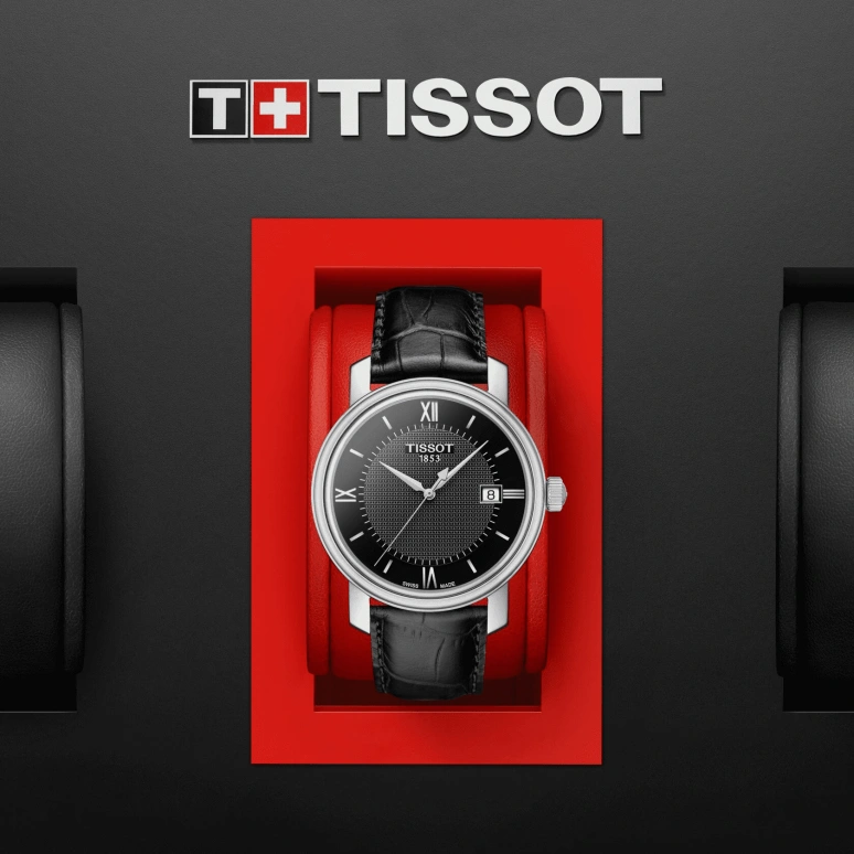 Tissot,Bridgeport 40mm,40mm,Stainless Steel,Black,Quartz,Chronograph,Date,T097,T097.410.16.058.00