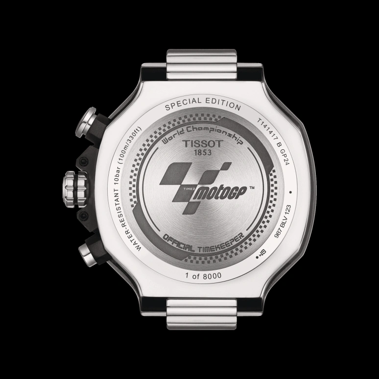 Tissot,T-Race 45mm,45mm,Stainless Steel,Blue,Quartz,Chronograph,Day,T141,T141.417.17.047.00
