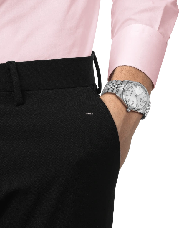 Tissot,Ballade 39mm,39mm,Stainless Steel,Silver,Automatic,Day,Sapphire,Crystal Glass,T156,T156.408.11.033.00