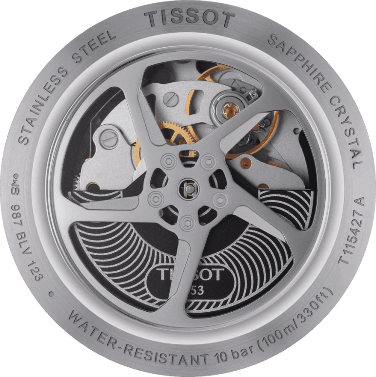 Tissot,T-Race 48.80mm,48.80mm,Stainless Steel,Black,Automatic,Chronograph,Date,Anti-magnetic,T115,T115.427.27.061.00