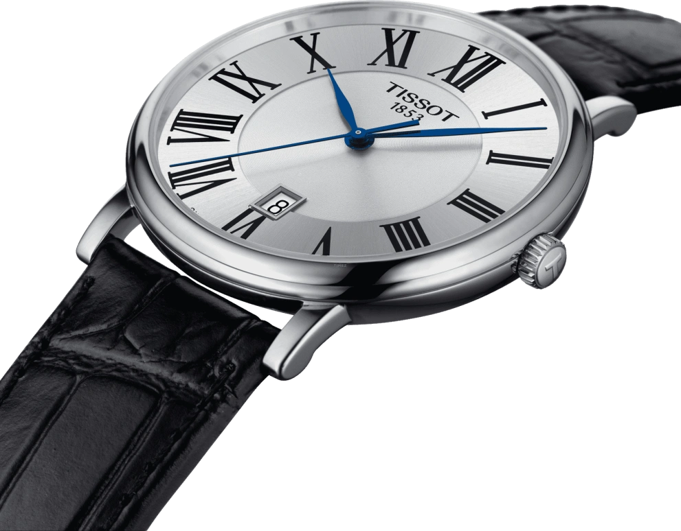 Tissot,Carson 40mm,40mm,Stainless Steel,Silver,Quartz,Day,Sapphire,Crystal Glass,T122,T122.410.16.033.00