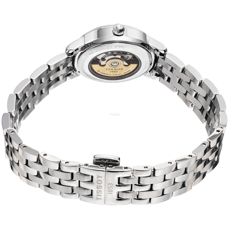 Tissot,Bridgeport 28mm,28mm,Stainless Steel,Silver,Automatic,Day,38hours,T045,T045.207.11.033.00