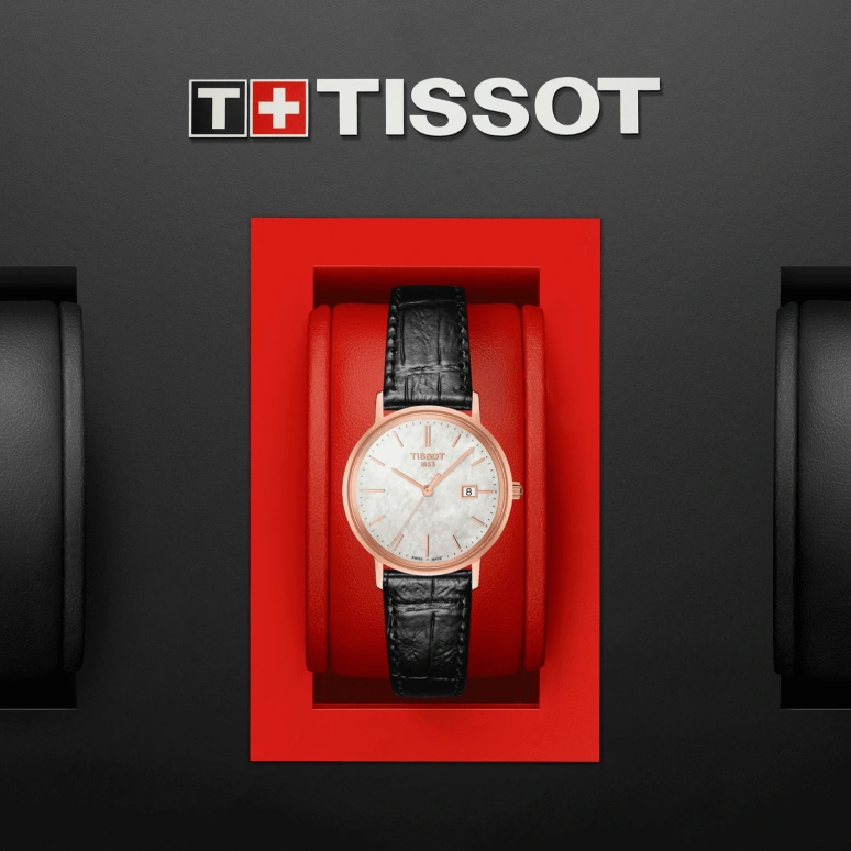 Tissot,T-Gold 29mm,29mm,Rose Gold,White,Sapphire,Crystal Glass,T922,T922.210.76.111.00