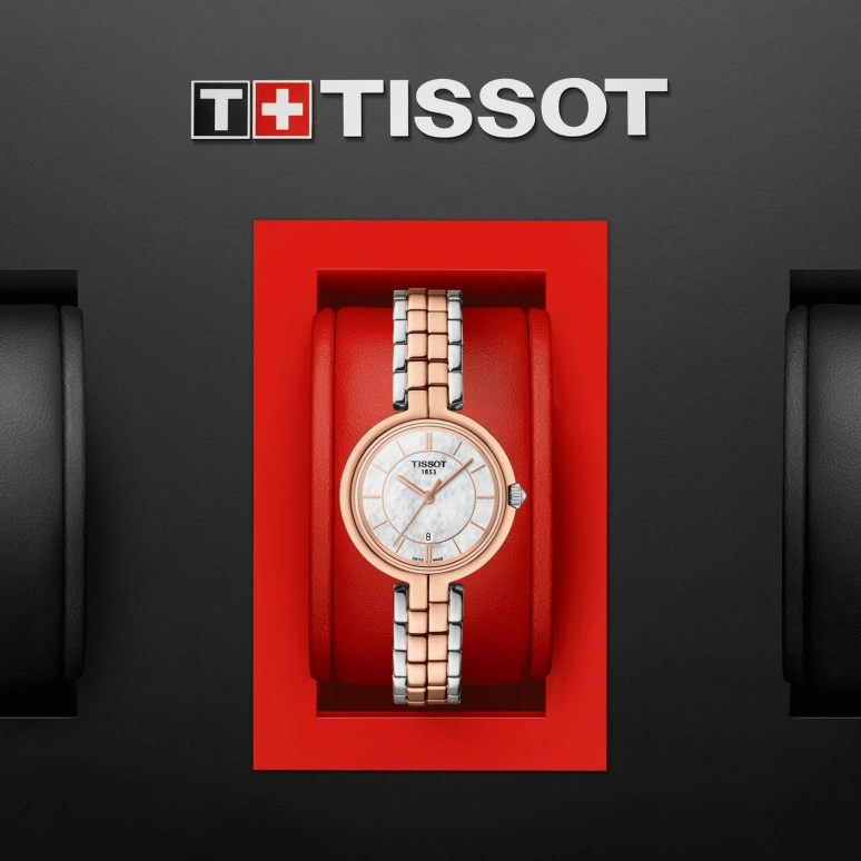 Tissot,T-Lady 30mm,30mm,Stainless Steel,White,Quartz,Date,26280hours,T094,T094.210.22.111.00