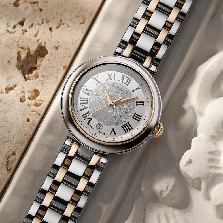 Tissot,Bellissima 26mm,26mm,Stainless Steel,White,Quartz,Day,26280hours,T1260102201301
