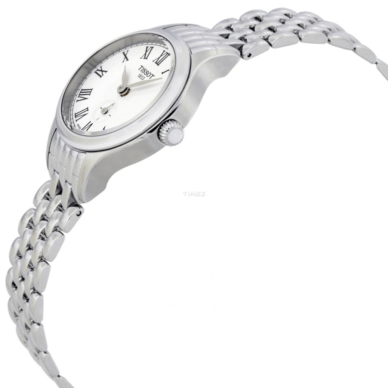 Tissot,T-Lady 27.20x24.40mm,27.20x24.40mm,Stainless Steel,White,Quartz,26280hours,Sapphire,T1031101103300