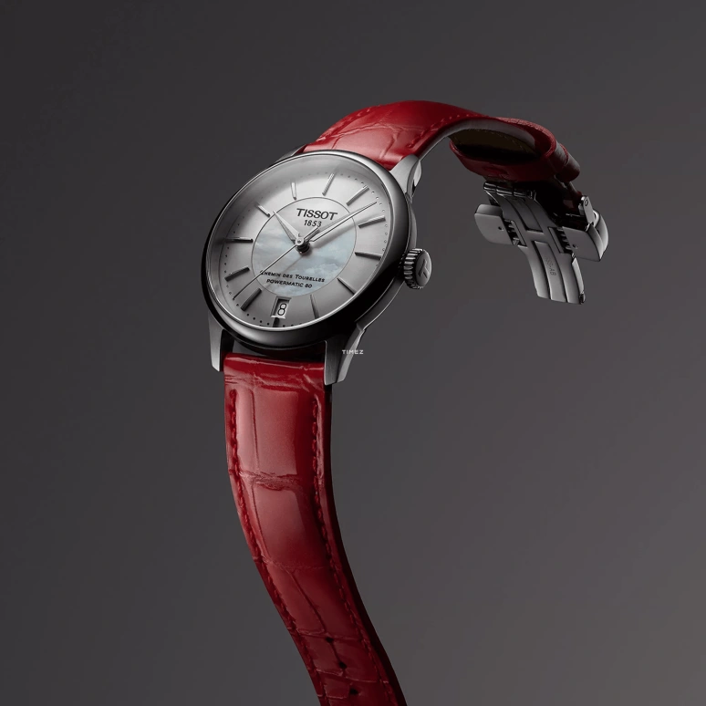 Tissot,Chemin Des Tourelles 34mm,34mm,Stainless Steel,White,Automatic,Day,In-house Caliber,T139,T139.207.16.111.00