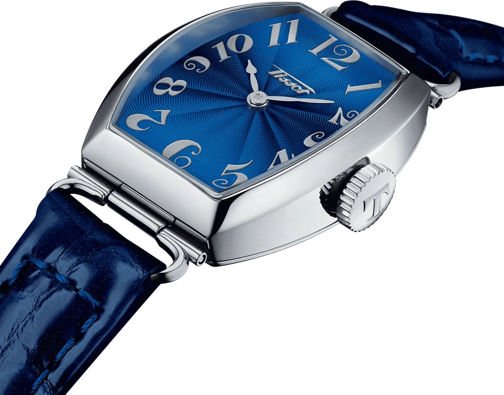 Tissot,Heritage 30.10mm,30.10mm,Stainless Steel,Blue,Quartz,26280hours,Sapphire,T128,T128.109.16.042.00