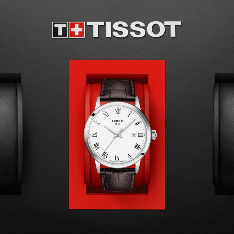 Tissot,Dream 42mm,42mm,Stainless Steel,White,Quartz,Day,Sapphire,Crystal Glass,T129,T129.410.16.013.00