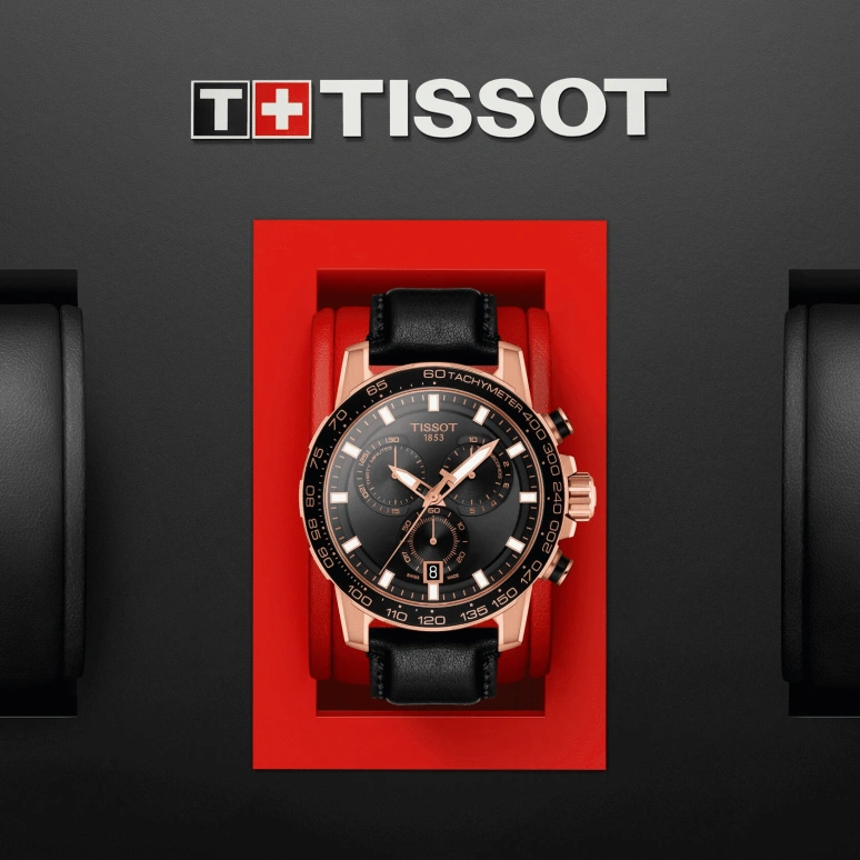 Tissot,Supersport 45.50mm,45.50mm,Aluminium,Stainless Steel,Black,Quartz,Chronograph,Day,T125,T125.617.36.051.00