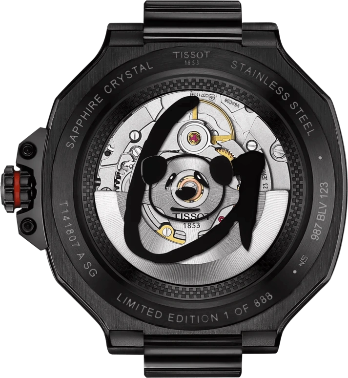 Tissot,T-Race 41mm,41mm,Stainless Steel,Black,Automatic,Day,80hours,T141,T141.807.37.057.01