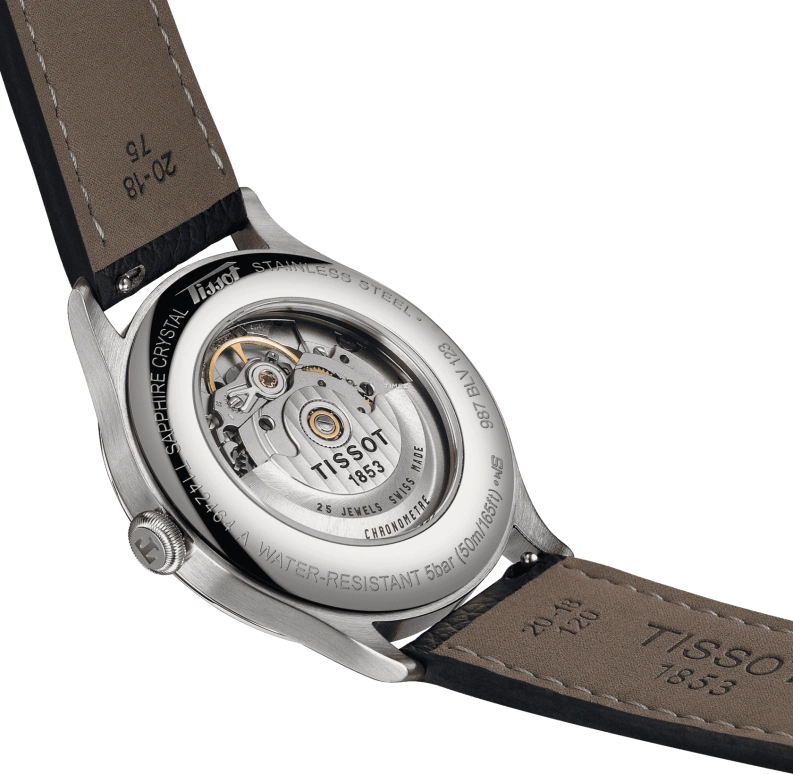 Tissot,T-Classic 39mm,39mm,Stainless Steel,Cream,Automatic,42hours,Sapphire,Crystal Glass,T142,T142.464.16.032.00