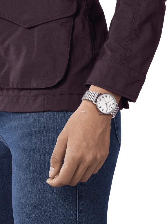 Tissot,Everytime 34mm,34mm,Stainless Steel,Silver,Quartz,Sapphire,Crystal Glass,Round,T143,T143.210.11.033.00