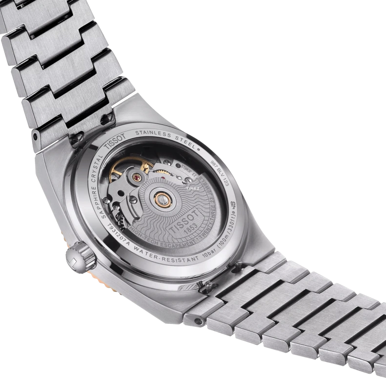 Tissot,PRX 35mm,35mm,Stainless Steel,Grey,Automatic,Day,Sapphire,T931,T931.207.41.336.00