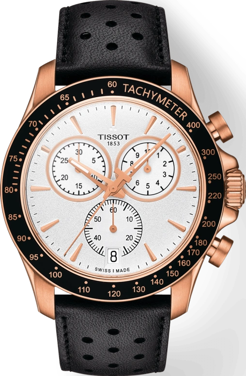 Tissot,T-Sport 42.50mm,42.50mm,Stainless Steel,Rose Gold,Silver White,Quartz,Sapphire,Rose,T106,T106.417.36.031.00