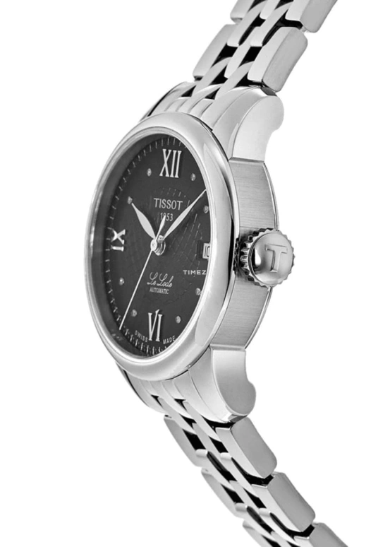 Tissot,T-Classic 25.30mm,25.30mm,Stainless Steel,Black,Automatic,Day,38hours,T41,T41.1.183.56
