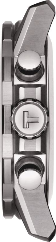 Tissot,Supersport 45.50mm,45.50mm,Aluminium,Stainless Steel,Black,Quartz,Chronograph,Date,Rattrapante,T125,T125.617.16.051.01